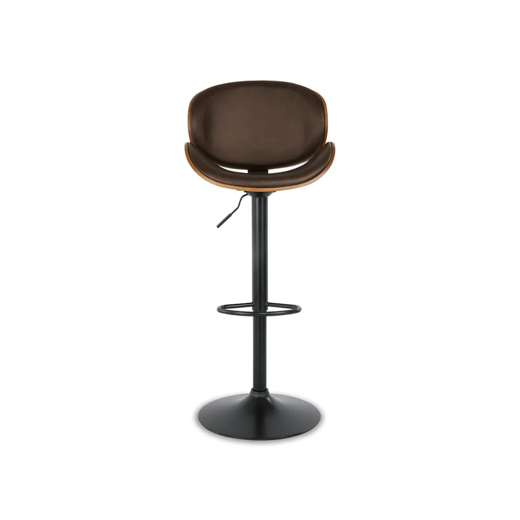 Adjustable Swivel Barstool - Black