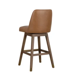 Amelia Upholstered Swivel Stool