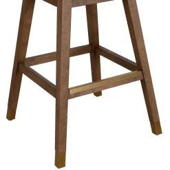 Amelia Upholstered Swivel Stool