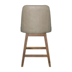 Amelia Upholstered Swivel Stool
