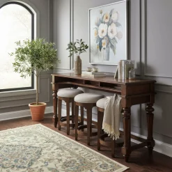 Arden Road Console Table with Stools (3pc)