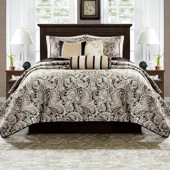 Aubrey Quilted Reversible Coverlet Set