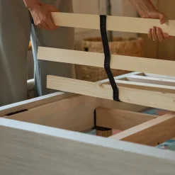 Avocado Green Mattress Foundation with Legs