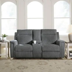 Barnsana Power Reclining Loveseat with Console