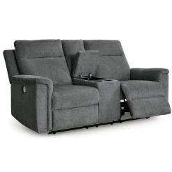 Barnsana Power Reclining Loveseat with Console