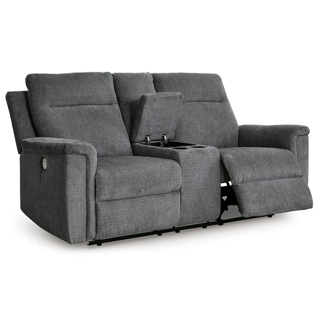 Barnsana Power Reclining Loveseat with Console