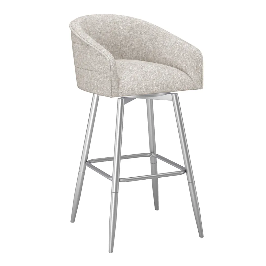 Barrel Bar Stool - Beige