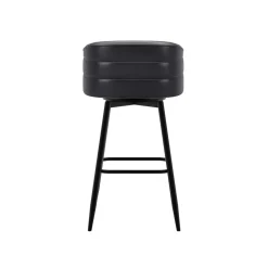 Barrel Bar Stool - Black