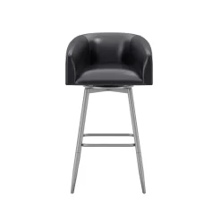 Barrel Bar Stool - Black