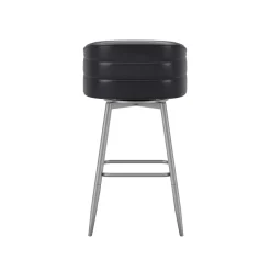 Barrel Bar Stool - Black