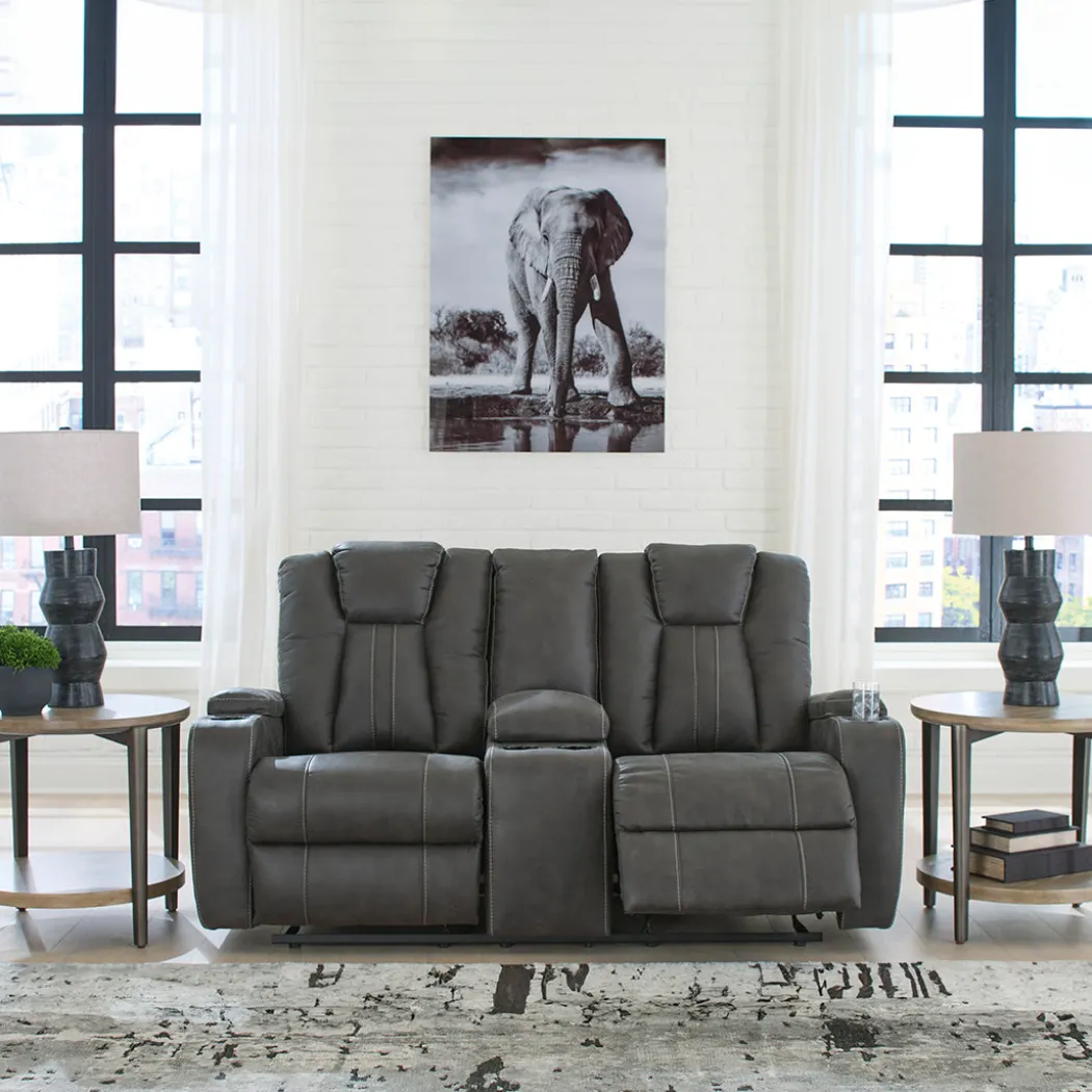 Batavia Pier Reclining Loveseat with Console