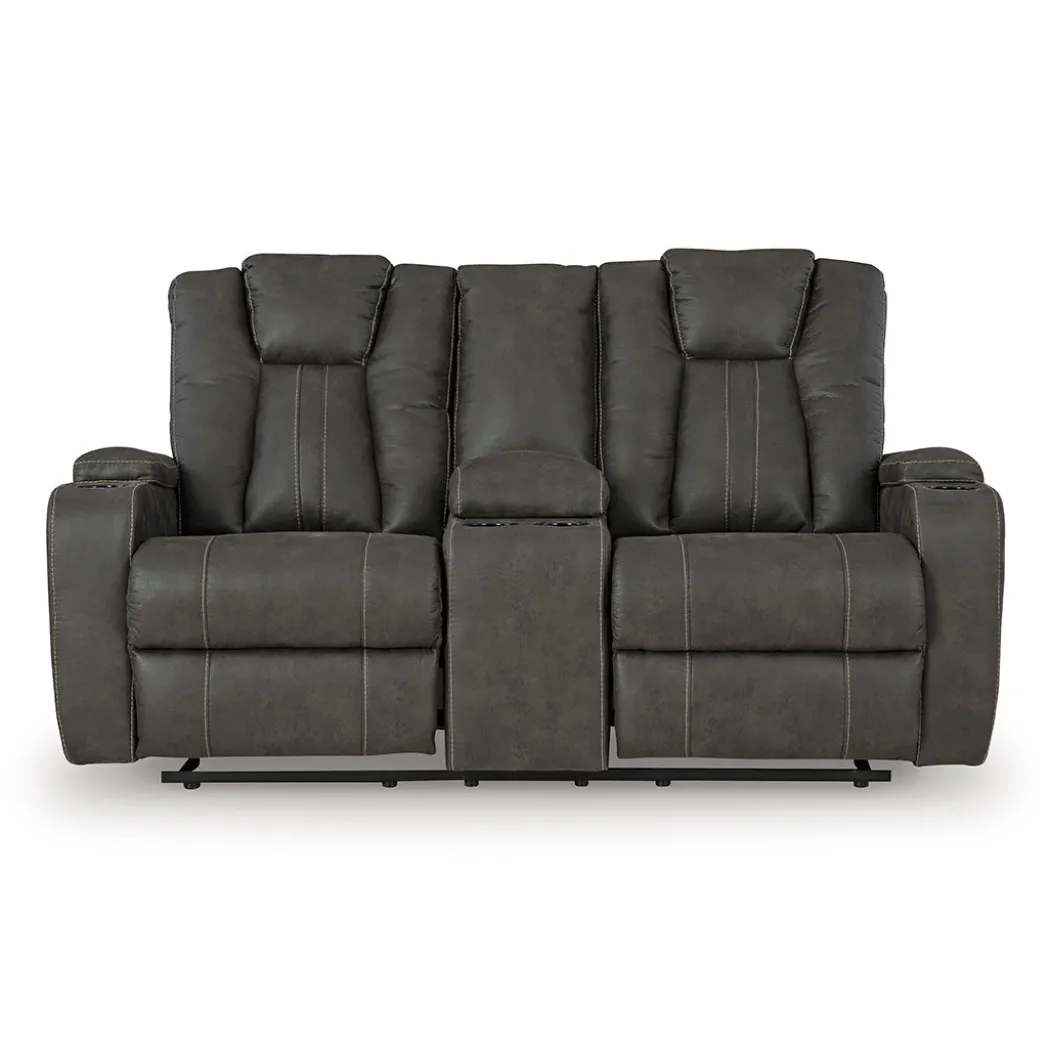 Batavia Pier Reclining Loveseat with Console