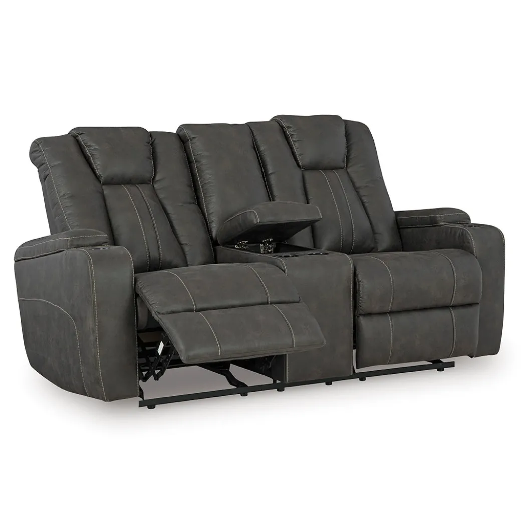 Batavia Pier Reclining Loveseat with Console