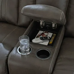 Batavia Pier Reclining Loveseat with Console
