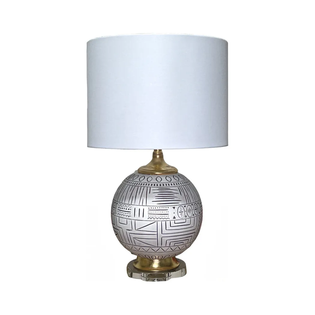 Black & White Ceramic Table Lamp