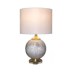 Black & White Ceramic Table Lamp