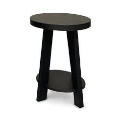 Boho Oval End Table