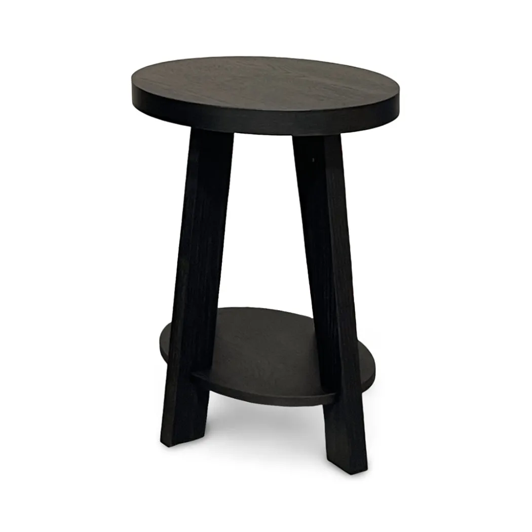 Boho Oval End Table