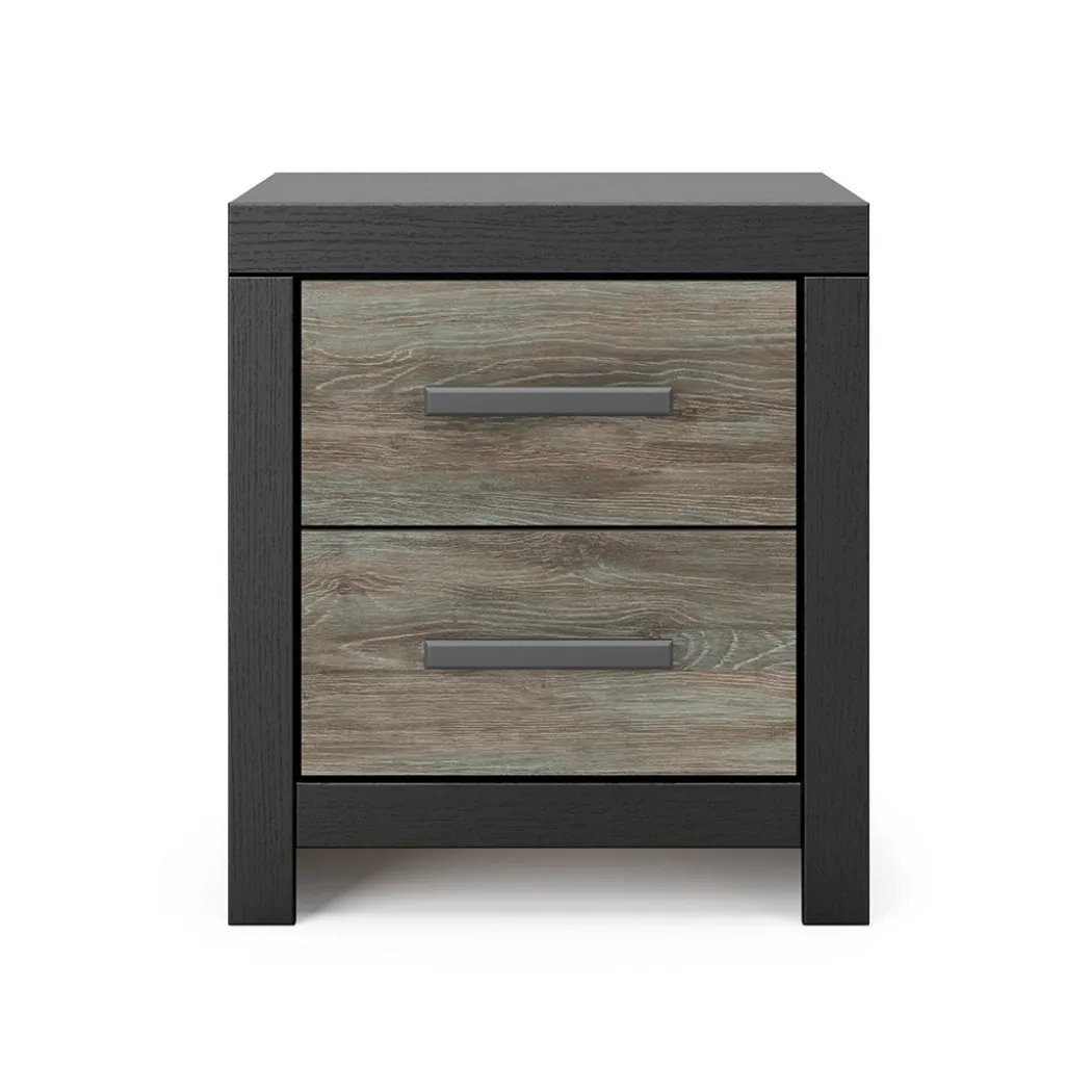 Broachmyn Black Bedroom Group with Mattress & Foundation - Queen