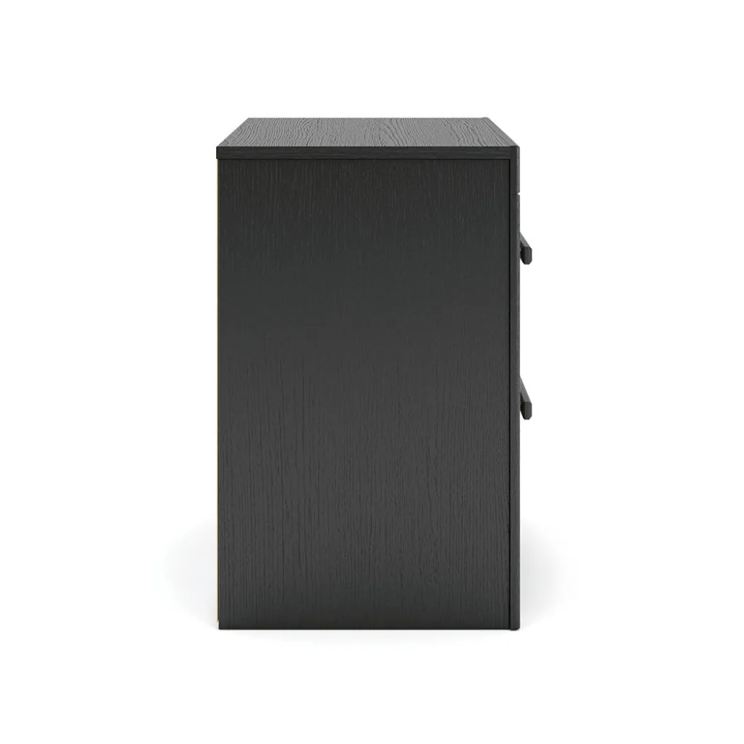 Broachmyn Black Bedroom Group with Mattress & Foundation - Queen