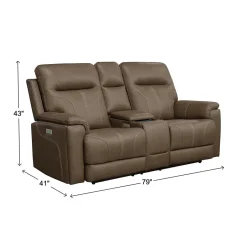 Bruce Zero-G Home Theater Loveseat