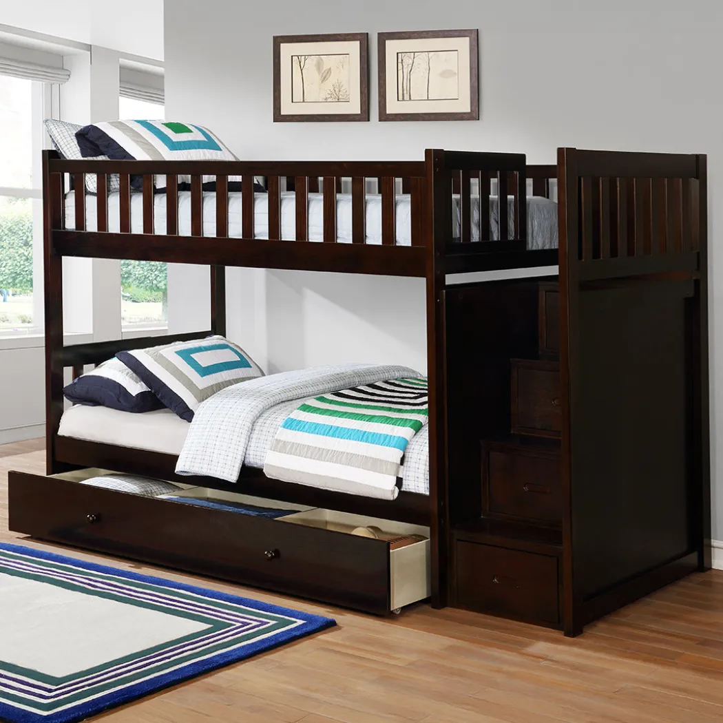 Bunkaroo Bunk Bed - Twin over Twin