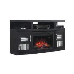 Cantilever Fireplace TV Stand