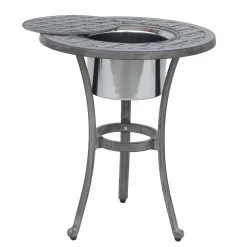 Castlerock Outdoor Ice Bucket Accent Table