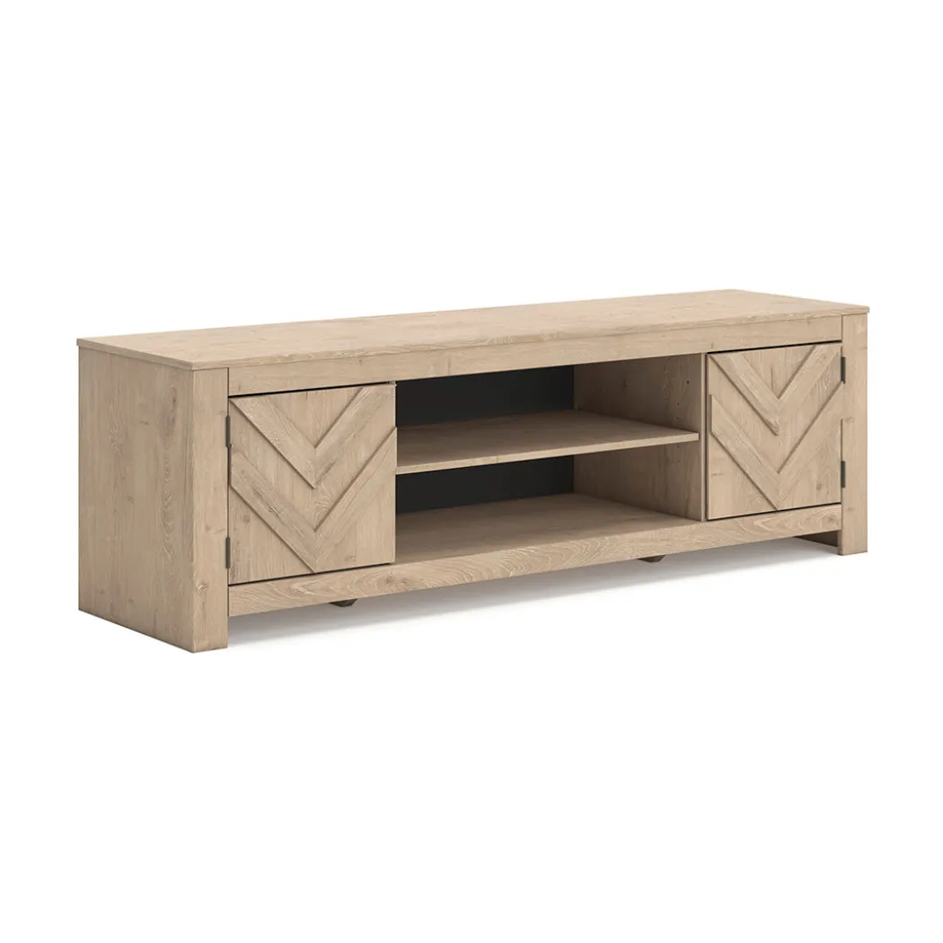 Cayboni Beige TV Stand - 71 Inches