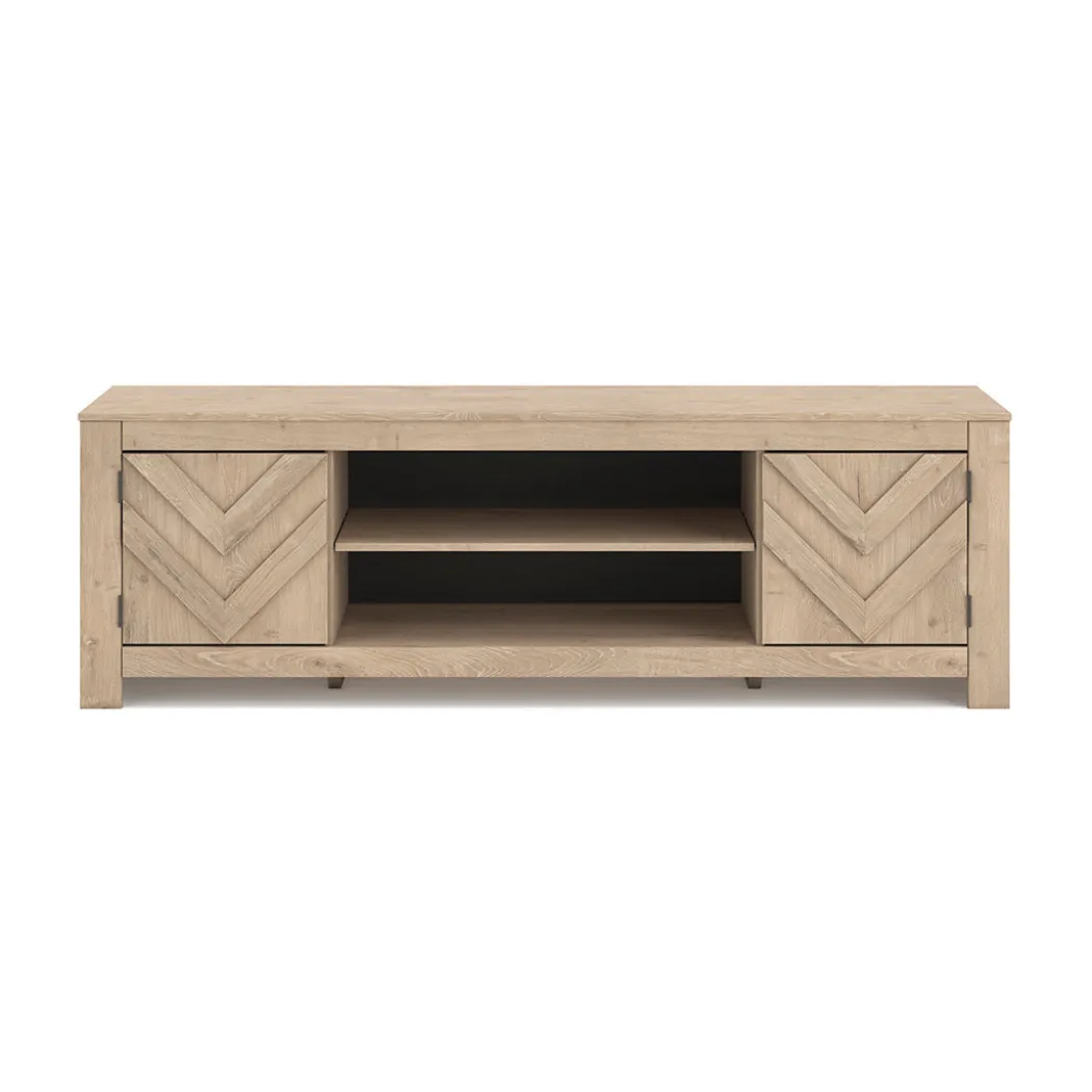 Cayboni Beige TV Stand - 71 Inches