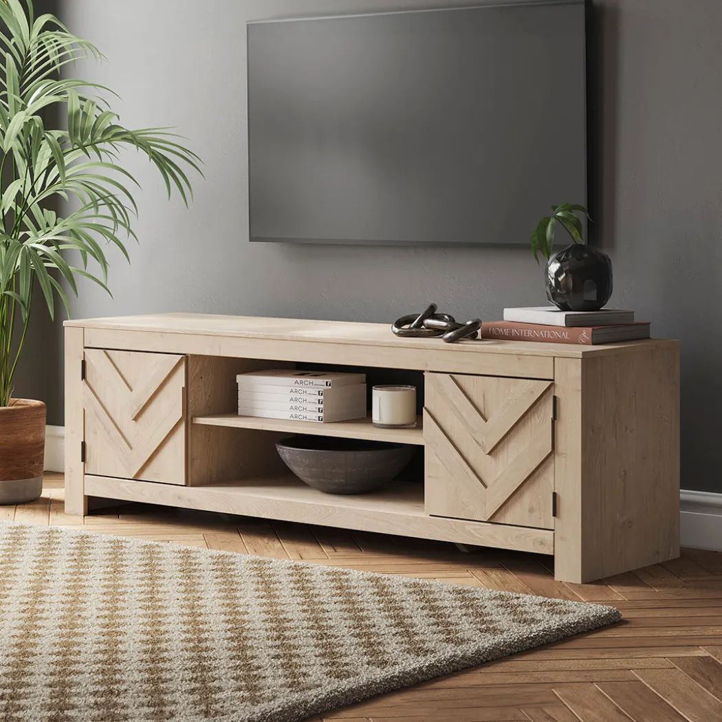 Cayboni Beige TV Stand - 71 Inches