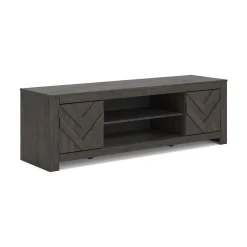 Cayboni Black TV Stand - 71 Inches