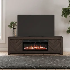 Cayboni Black TV Stand - 71 Inches
