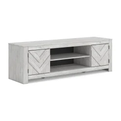 Cayboni White TV Stand - 71 Inches