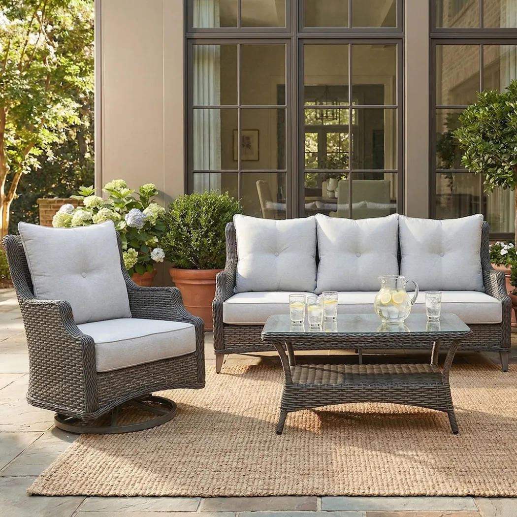 Clara Outdoor Swivel Chair