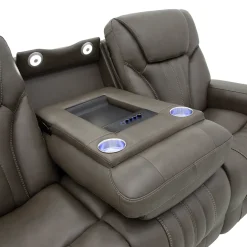 Clark Zero-G Home Theater Leather Sofa