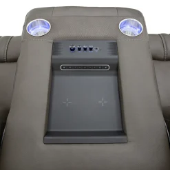 Clark Zero-G Home Theater Leather Sofa