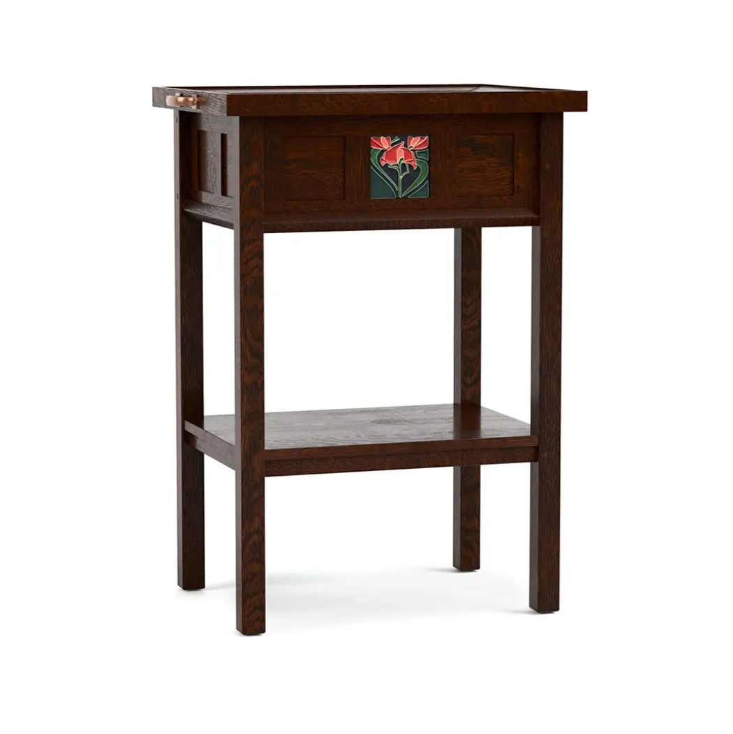 Collectors Edition - 125th Anniversary Floral Tile Tray Table