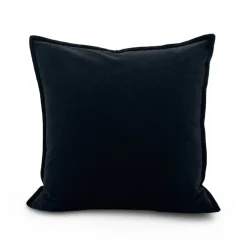 Cotton Velvet Pillow - Black