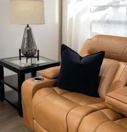 Cotton Velvet Pillow - Black