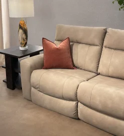 Cotton Velvet Pillow - Dark Brown