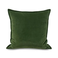 Cotton Velvet Pillow - Green