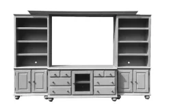 Cranes Beach Bookcase - Dove Gray