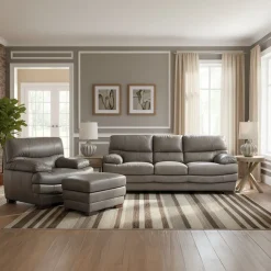 Denver Leather Sofa