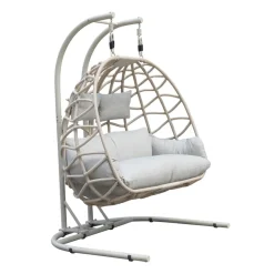 Double Basket Rope Chair