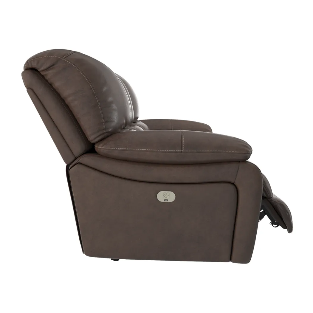 Dylan Leather Power Sofa