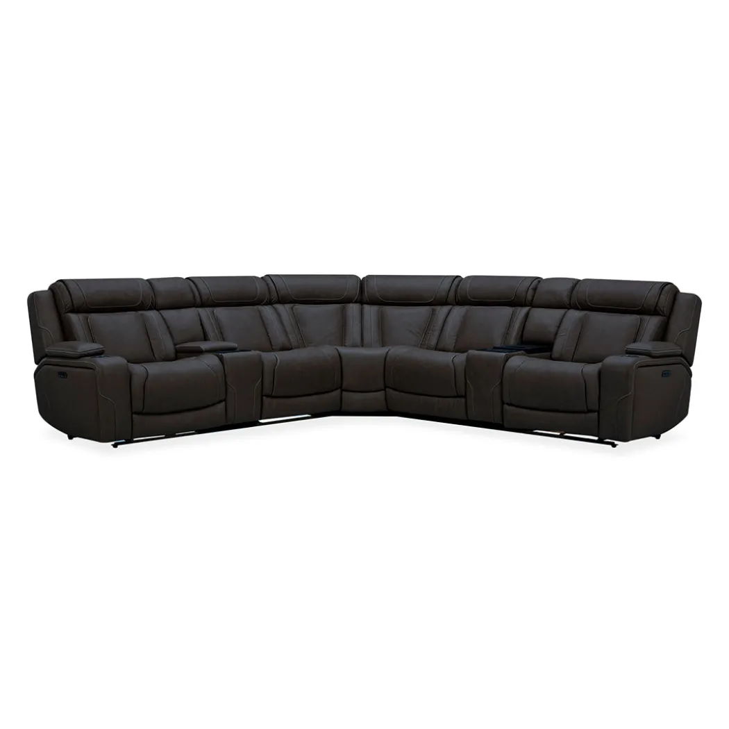 First Class Power Reclining Sectional