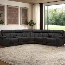 First Class Power Reclining Sectional