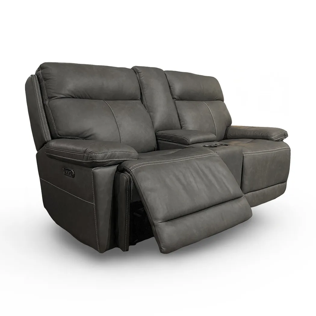 Fletcher Power Reclining Loveseat with Console