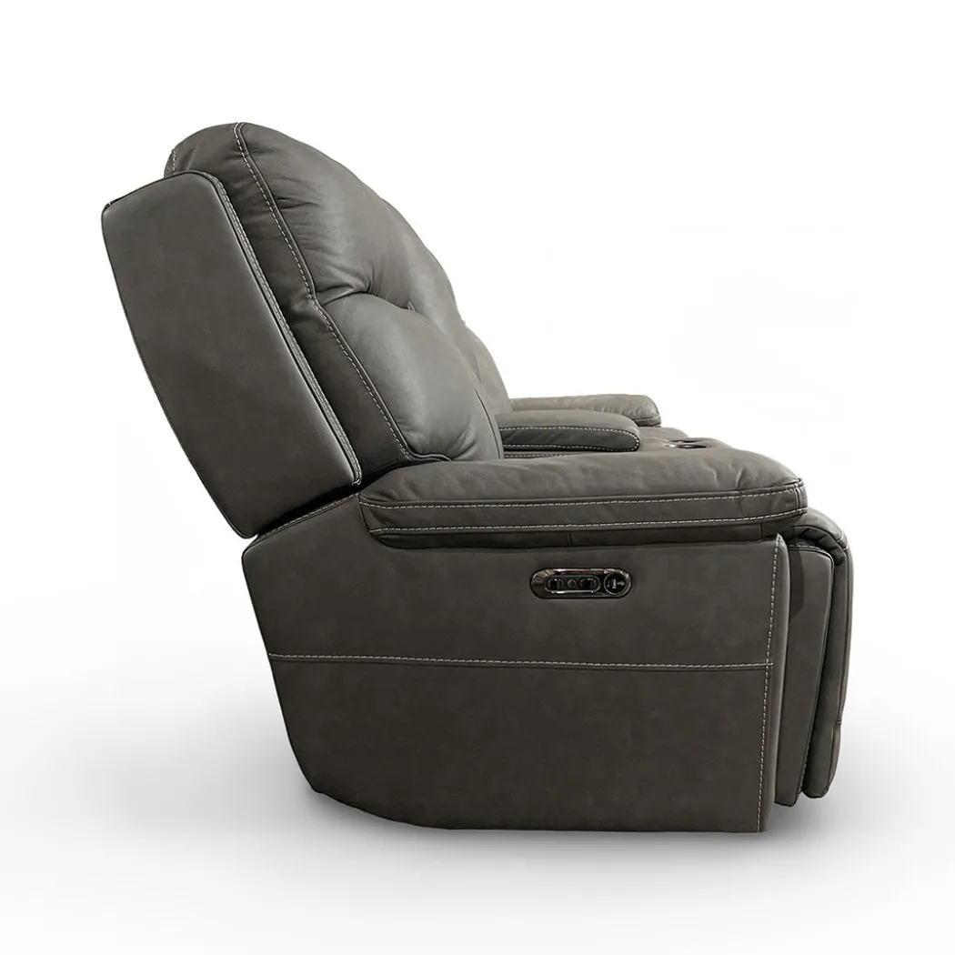 Fletcher Power Reclining Loveseat with Console